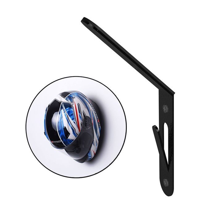 Soporte Rack Metlico Para Casco Bicicleta Gancho Multiusos img #3