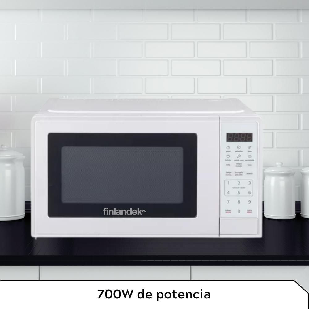 Horno Microondas 20 Lt Blanco FINLANDEK H20B img #3