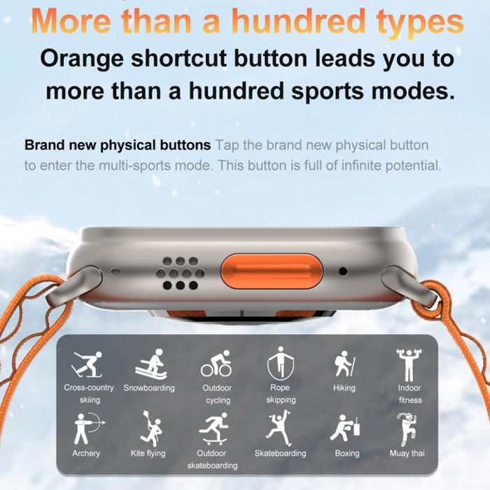 Reloj Smartwatch Series 8 49mm Llamadas Bluetooth K800 ULTRA Negro img #2