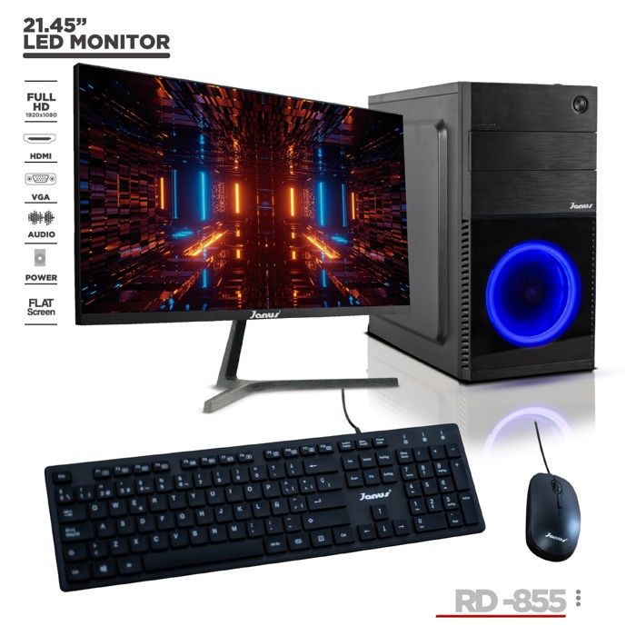COMPUTADOR DE ESCRITORIO I5 10400F SSD 512GB M2 DDR4 8GB MONITOR 22 img #1