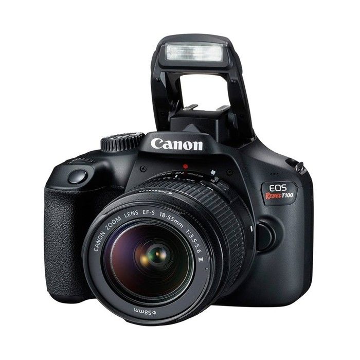 Camara Canon T100 4000D Lente 18 55mm img #2