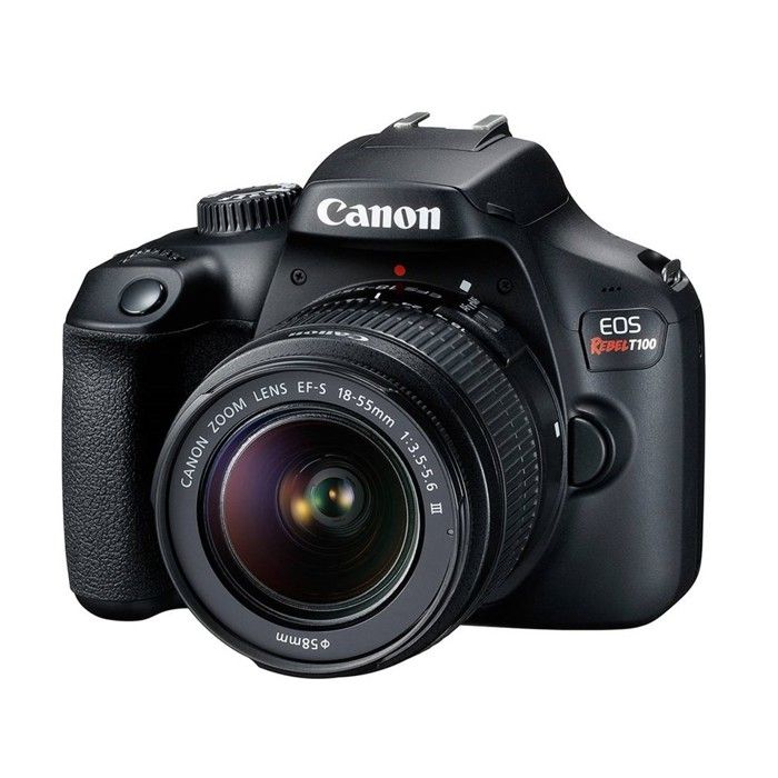 Camara Canon T100 4000D Lente 18 55mm img #4