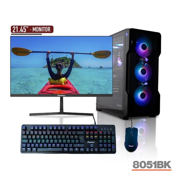 COMPUTADOR GAMER RYZEN 5 5600G SSD 512GB M2 PCIEDDR4 16GB RGBTVIDEO GTX 1650MONITOR 22 img #1