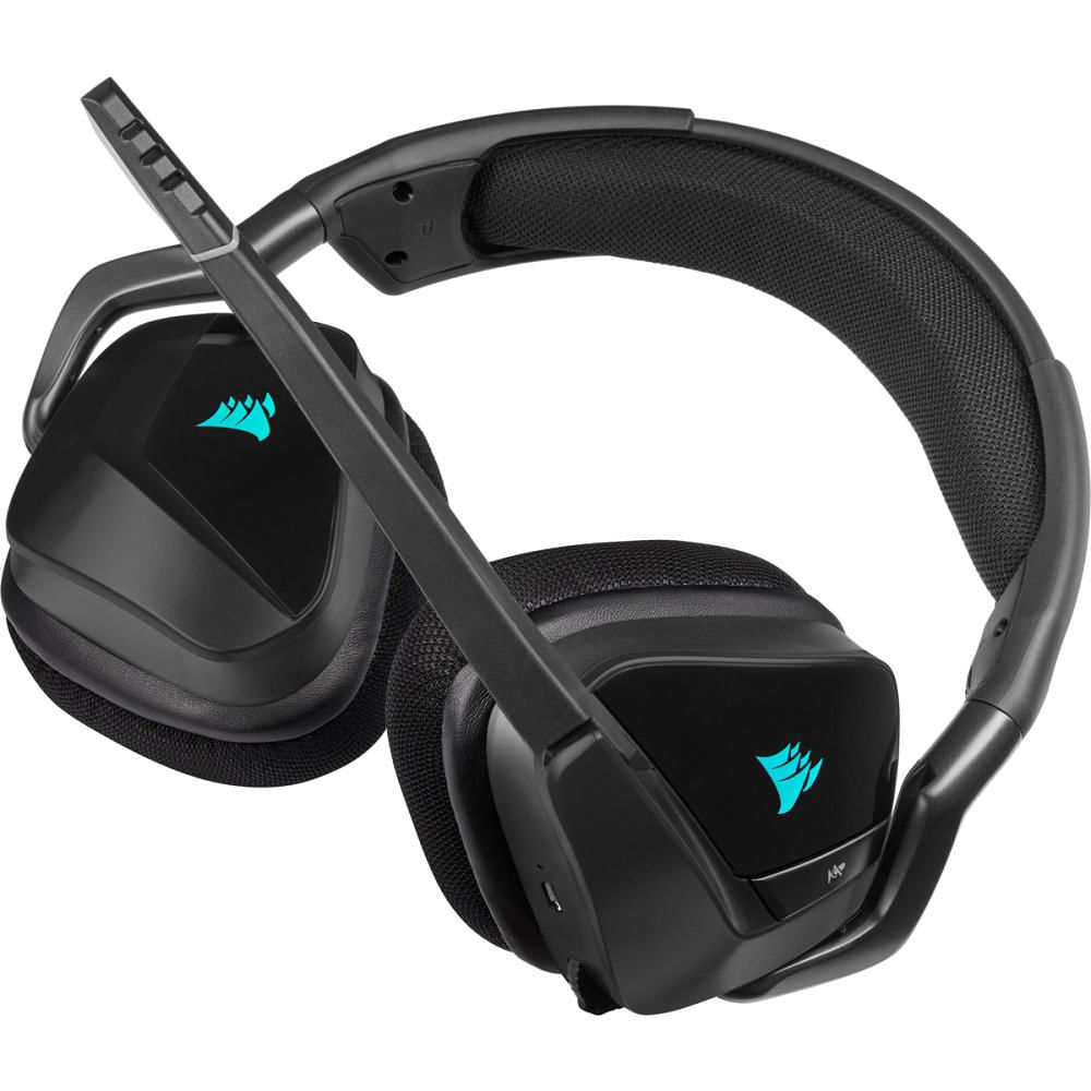 Audifonos Gamer Corsair Void Rgb Elite Wireless 7.1 Carbon img #4