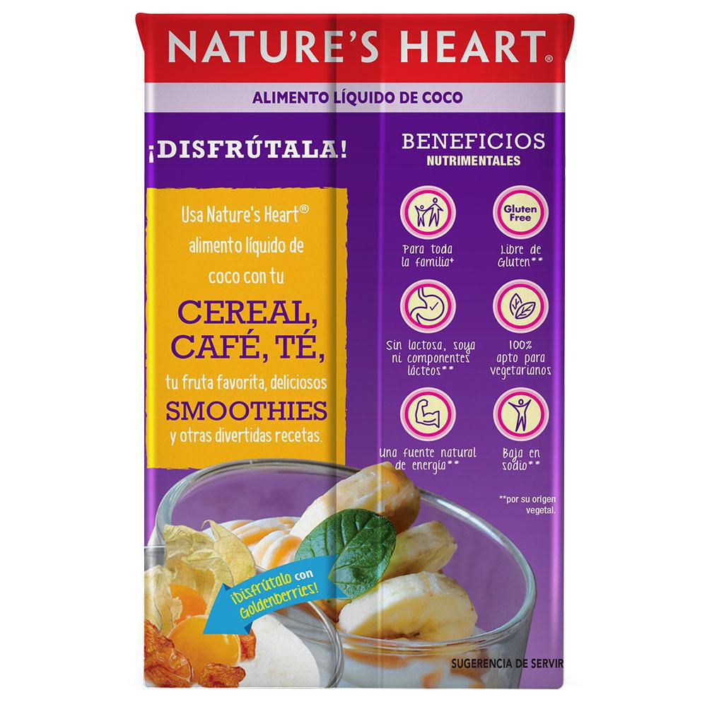 Bebida Coco NATURES HEART  500 ml img #2