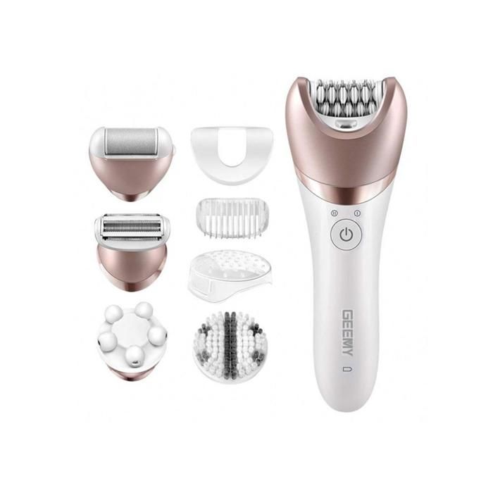 Depiladora Eléctrica 5 En 1 Afeitadora Recargable Geemy Gm 7003 img #1
