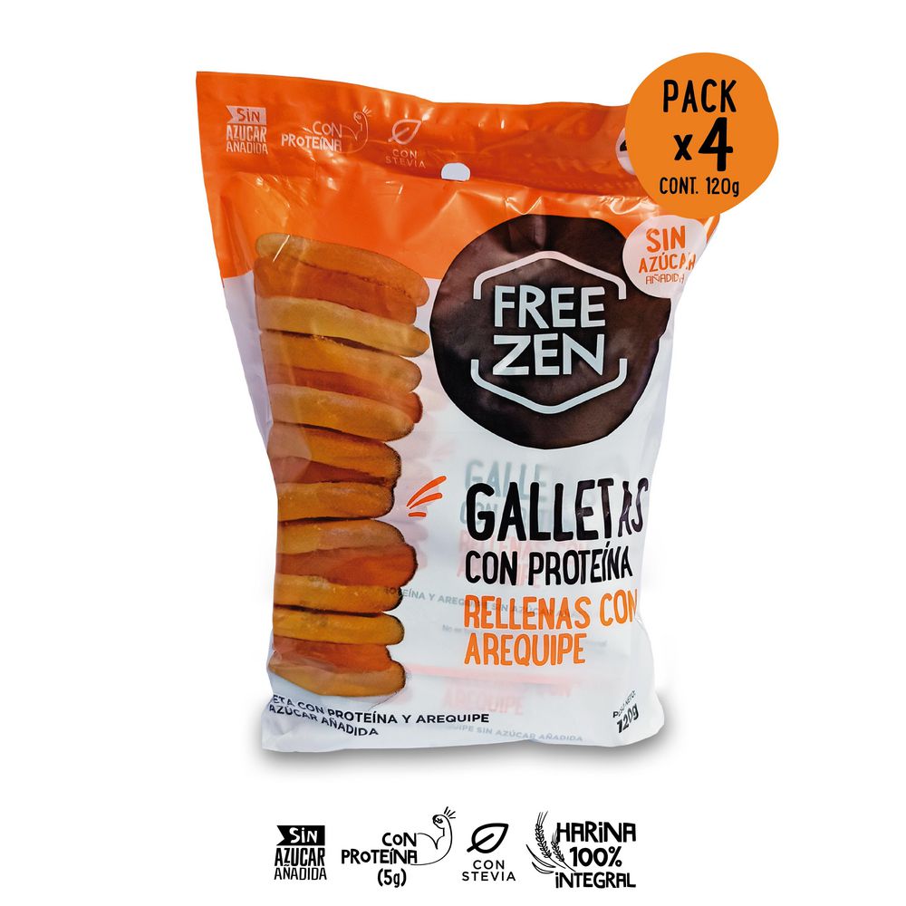 Galletas Arequipe FREE ZEN 120 gr img #1