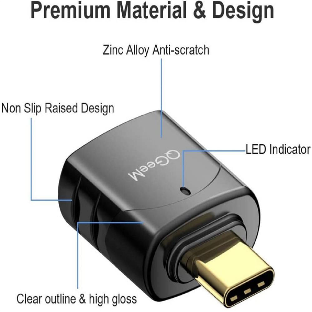 Adaptador Convertidor Tipo C a USB 3.0 Transferencia Rápida img #2