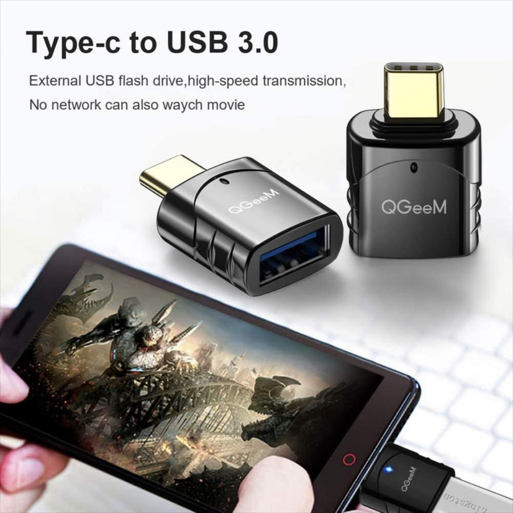 Adaptador Convertidor Tipo C a USB 3.0 Transferencia Rápida img #3