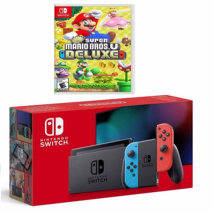 Consola Switch Neon Version Nueva + Mario Bros Deluxe img #1