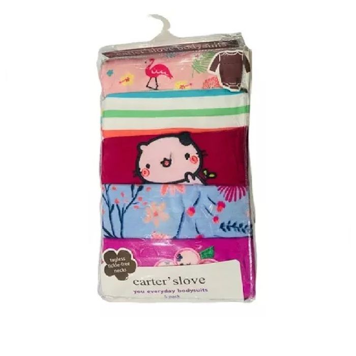 bodies mamelucos bodys bebe para niña Manga larga carters bebé x5und img #3