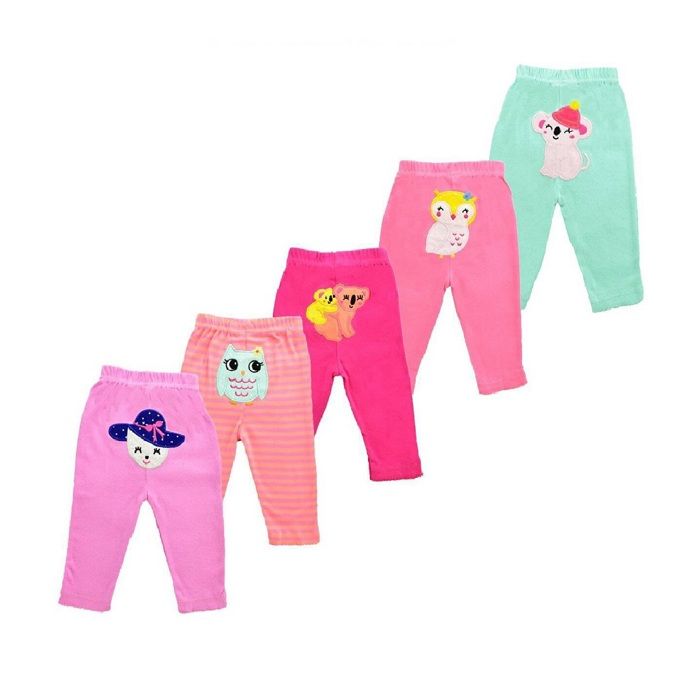 pantalones bebe para niña x5 unidades img #1