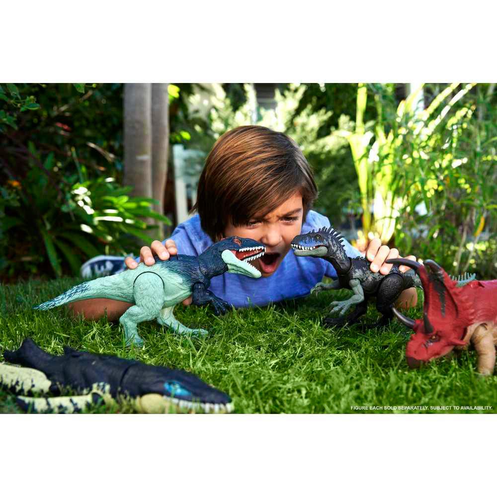 Dinosaurio de Juguete JURASSIC WORLD Dryptosaurus  Rugido Salvaje img #2