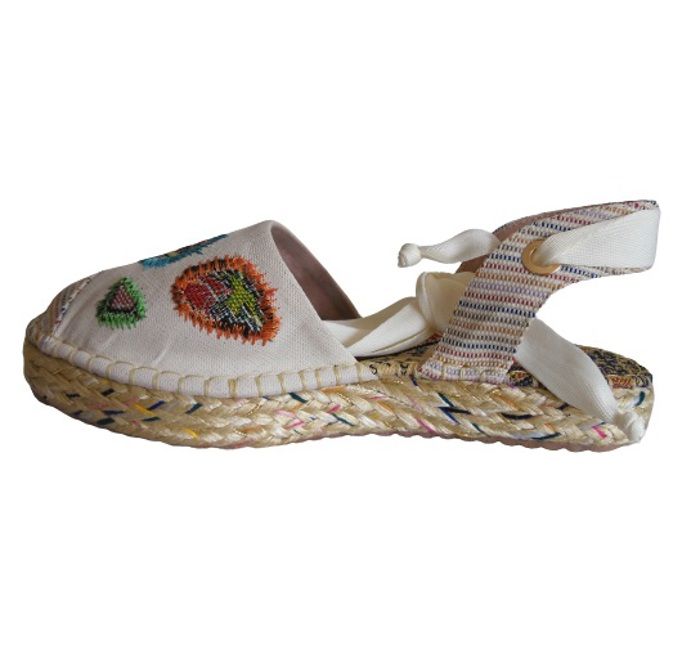 Sandalia Tipo Espadrila Romana CALZADO GUERREROS PS 117 Natural img #4