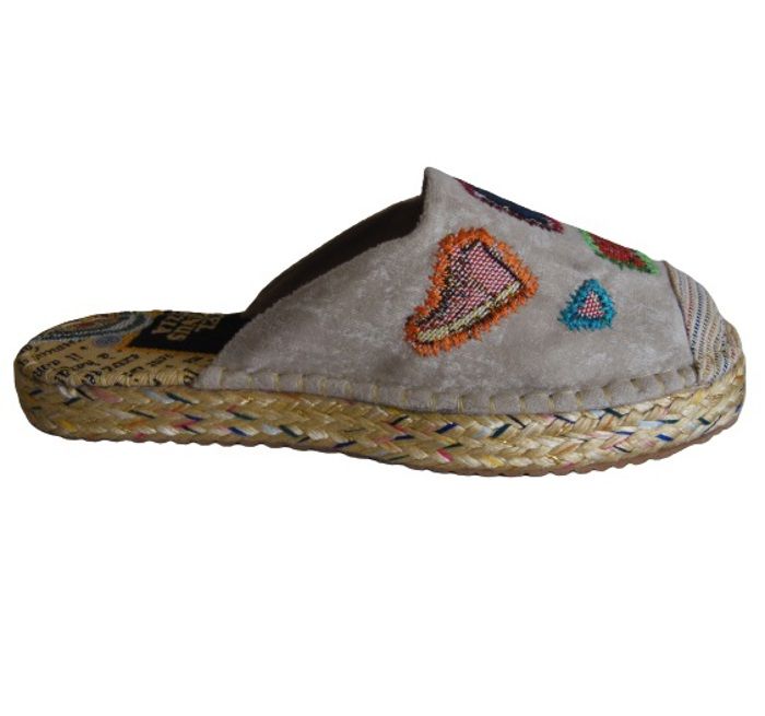 Sandalia Tipo Espadrila Sueca CALZADO GUERREROS PS 072 Natural img #2