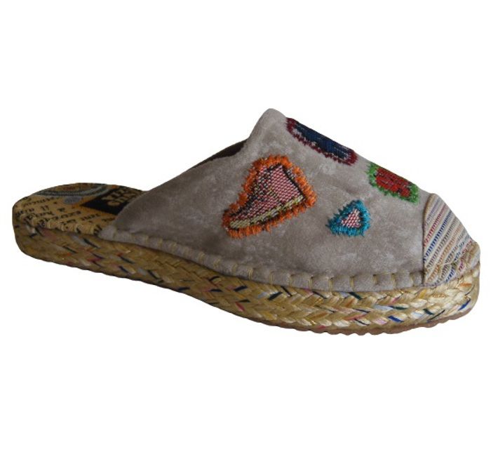 Sandalia Tipo Espadrila Sueca CALZADO GUERREROS PS 072 Natural img #3