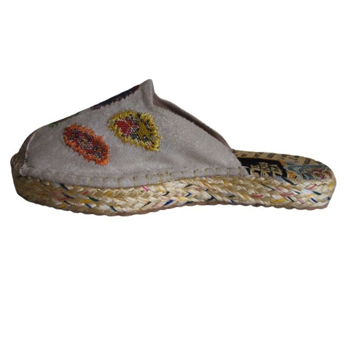 Sandalia Tipo Espadrila Sueca CALZADO GUERREROS PS 072 Natural img #4