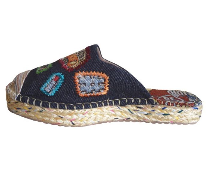 Sandalia Tipo Espadrila Sueca CALZADO GUERREROS PS 072 INDIGO OSCURO img #4
