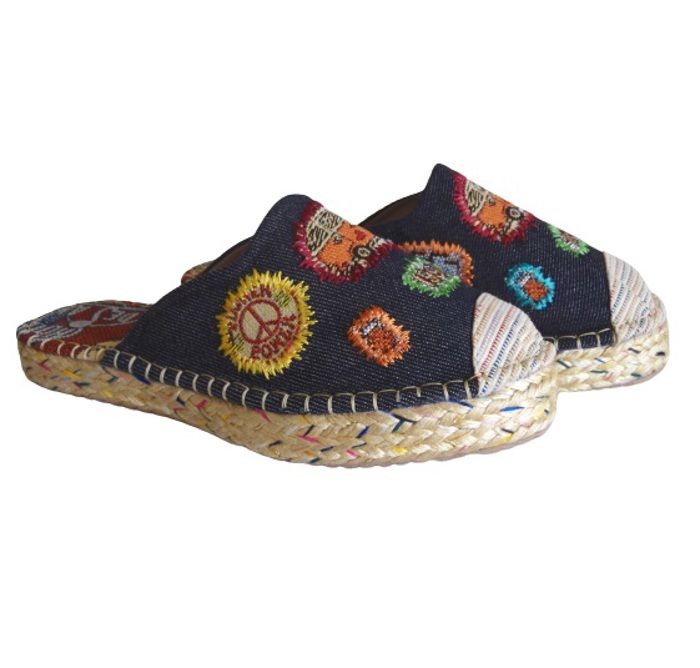 Sandalia Tipo Espadrila Sueca CALZADO GUERREROS PS 072 INDIGO OSCURO img #5
