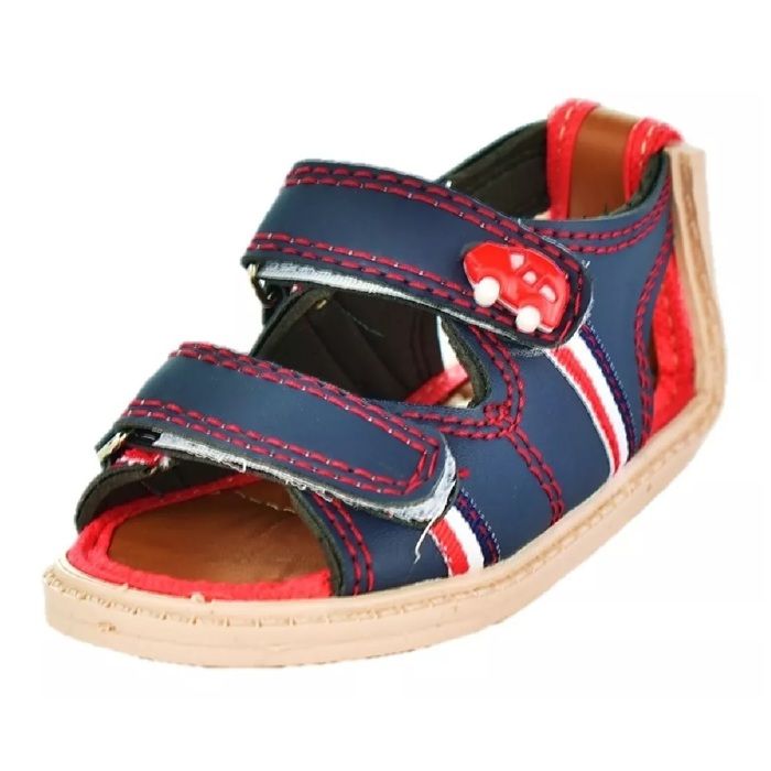 sandalia no tuerce bebe velcro bebé niño azul img #2