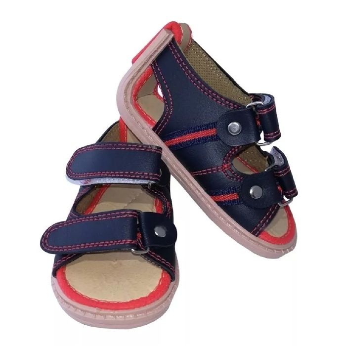 sandalia no tuerce bebe velcro bebé niño azul img #4