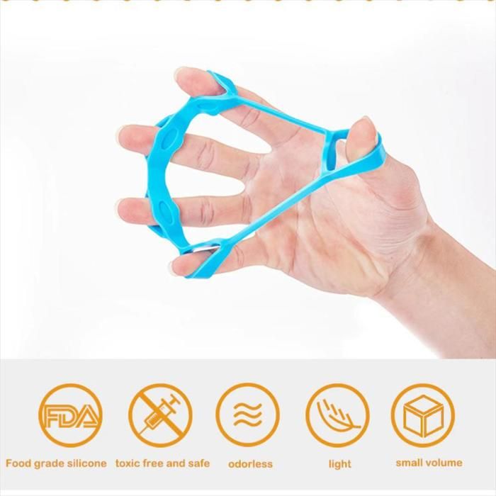 Banda Elástica Profesional Fortalecimiento Dedos Resistencia Naranja img #3