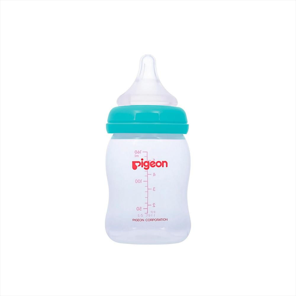 Tetero Biberón Pigeon Softouch Anticólico 5 Onzas 1M+ Turquesa img #2