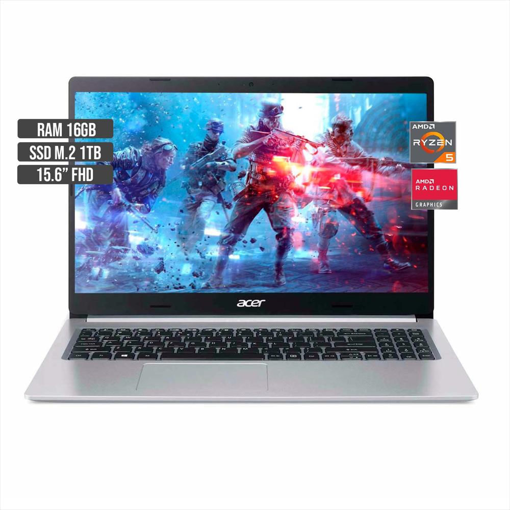 Portatil Acer Aspire Amd Ryzen 5 5500U Ssd 1Tb + Ram 16Gb img #1