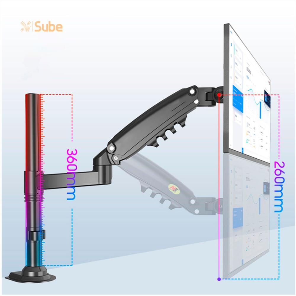Soporte Ergonómico Para Monitores Portátil A Escritorio Oficina img #4