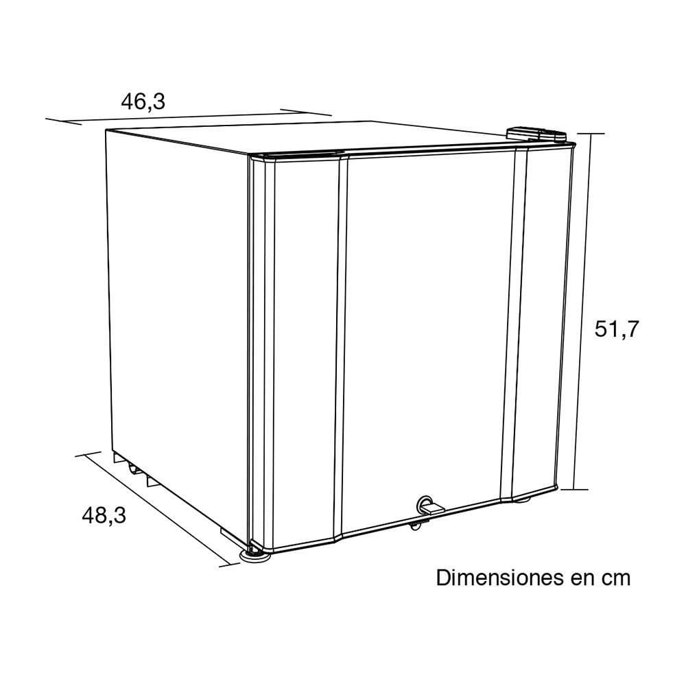 Nevera Minibar Challenger 50.5 Litros, Gris  CR086 img #3