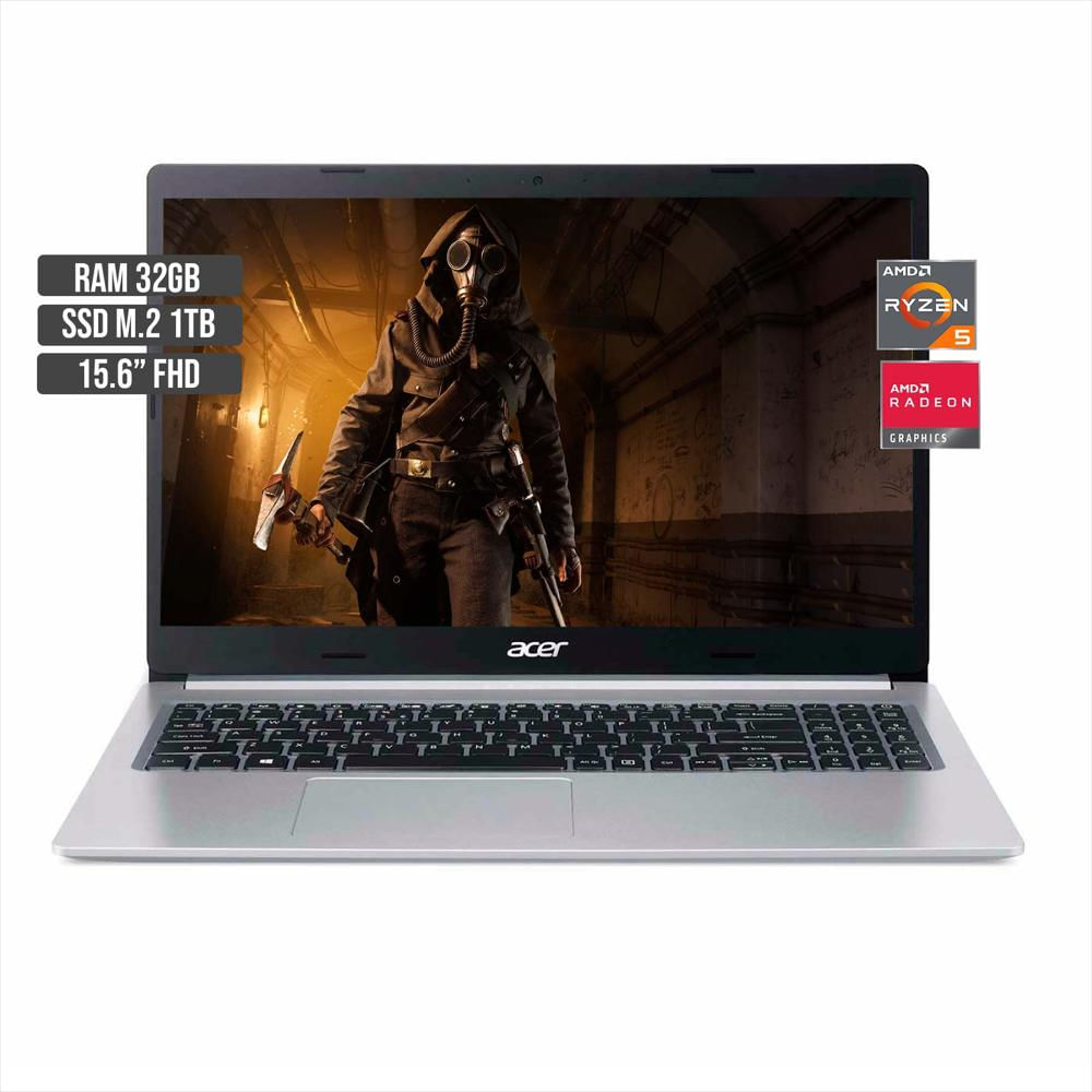 Portatil Acer Aspire Amd Ryzen 5 5500U Ssd 1Tb + Ram 32Gb img #1