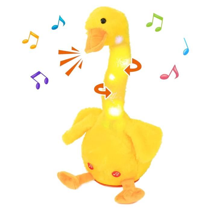 Pato Bailarín Recargable Repite Sonidos Incluye Sombrero img #1