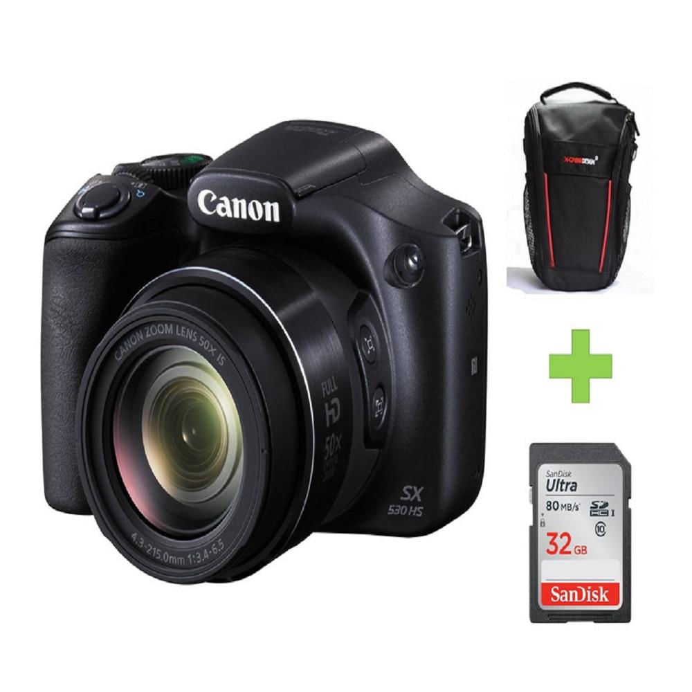 Combo Cámara Canon Powershot Sx530 Hs + Bolso + Memoria 32Gb img #1