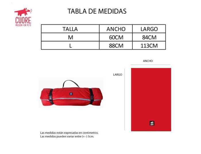 Mat multiusos azul para perros Cuore pets talla M img #6