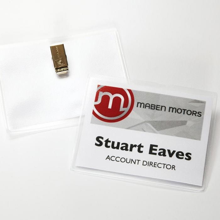 Avery Escarapelas con clip y carga superior 74651 img #3