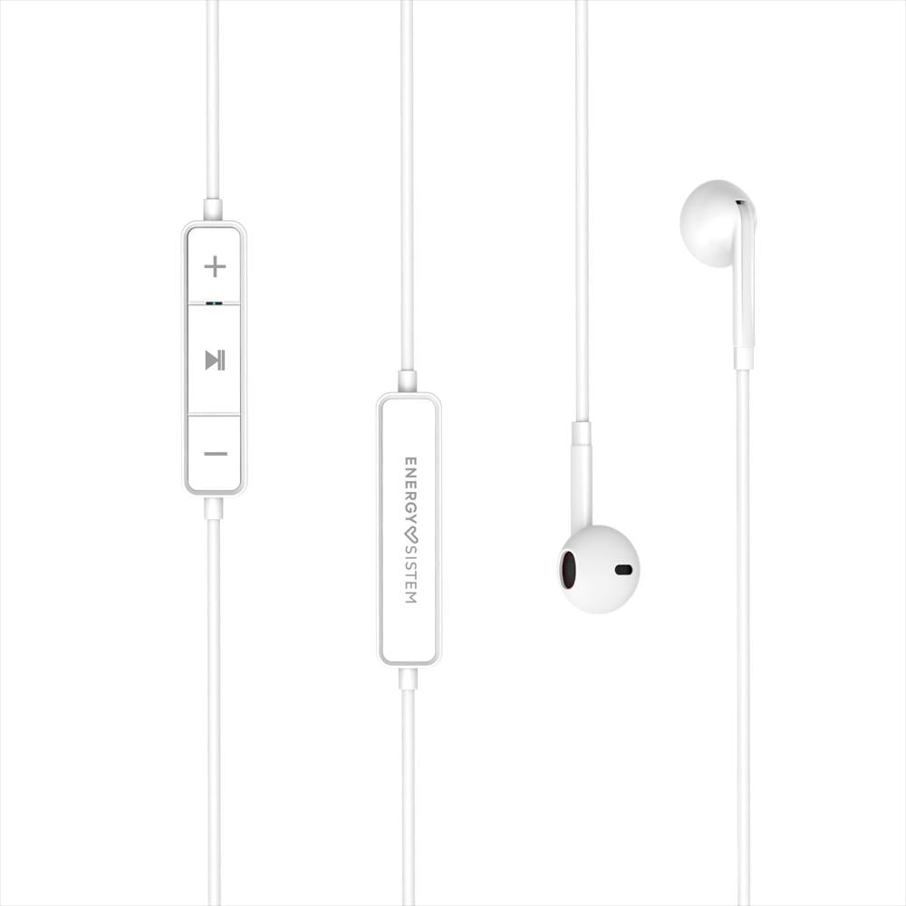 Audífonos Energy Sistem Bluetooth Con Cable Blanco img #4