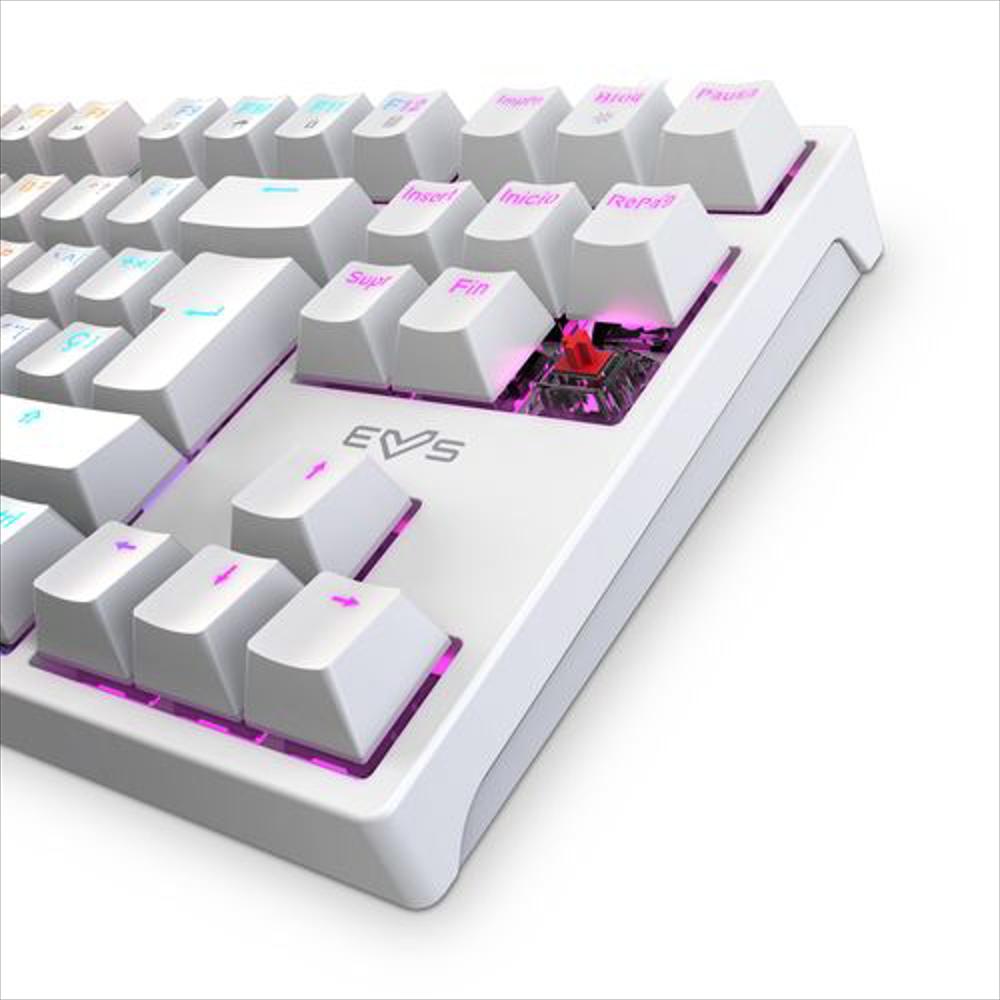 Teclado Gamer Energy Sistem Esg K7 Silent Ninja Mecánico Alámbrico Blanco img #5