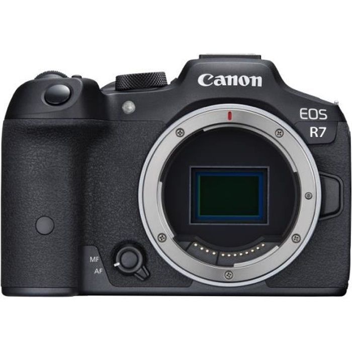 CANON EOS R7 Cámara híbrida APS C Negro Dual Pixel II CMOS 4K 3 años de garantía img #1