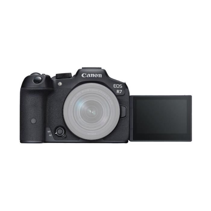 CANON EOS R7 Cámara híbrida APS C Negro Dual Pixel II CMOS 4K 3 años de garantía img #3