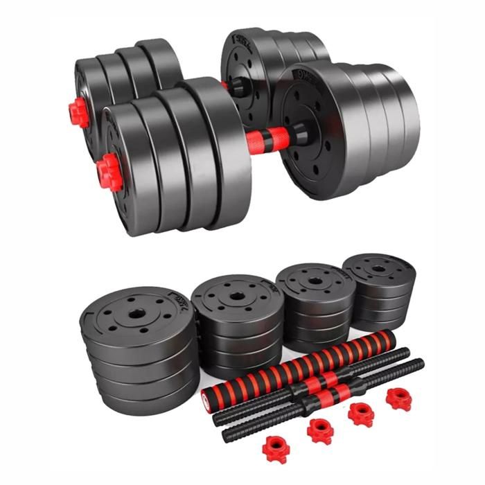 Kit De Pesas 40 Kg Ejercicio Mancuernas Termoformadas img #4