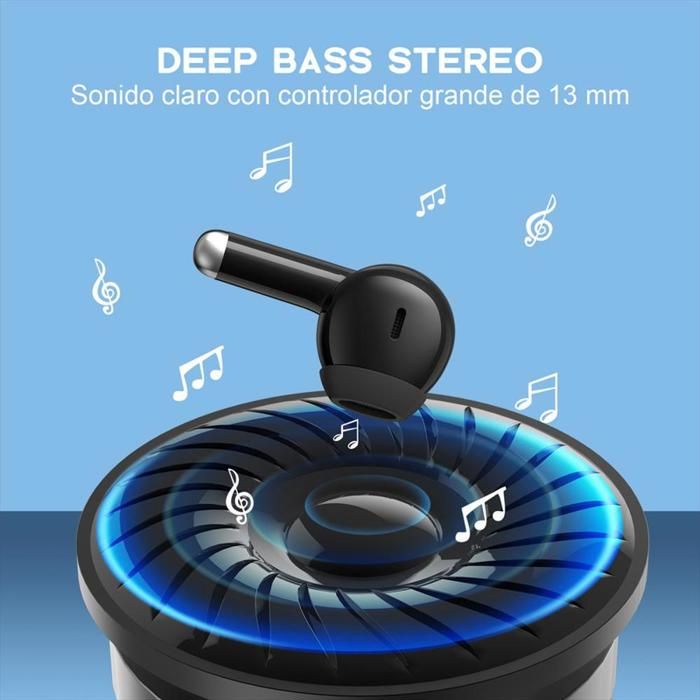 Audífonos In Ear Bluetooth 6 Horas De Bateria Aut203 1Hora Color Negro img #4