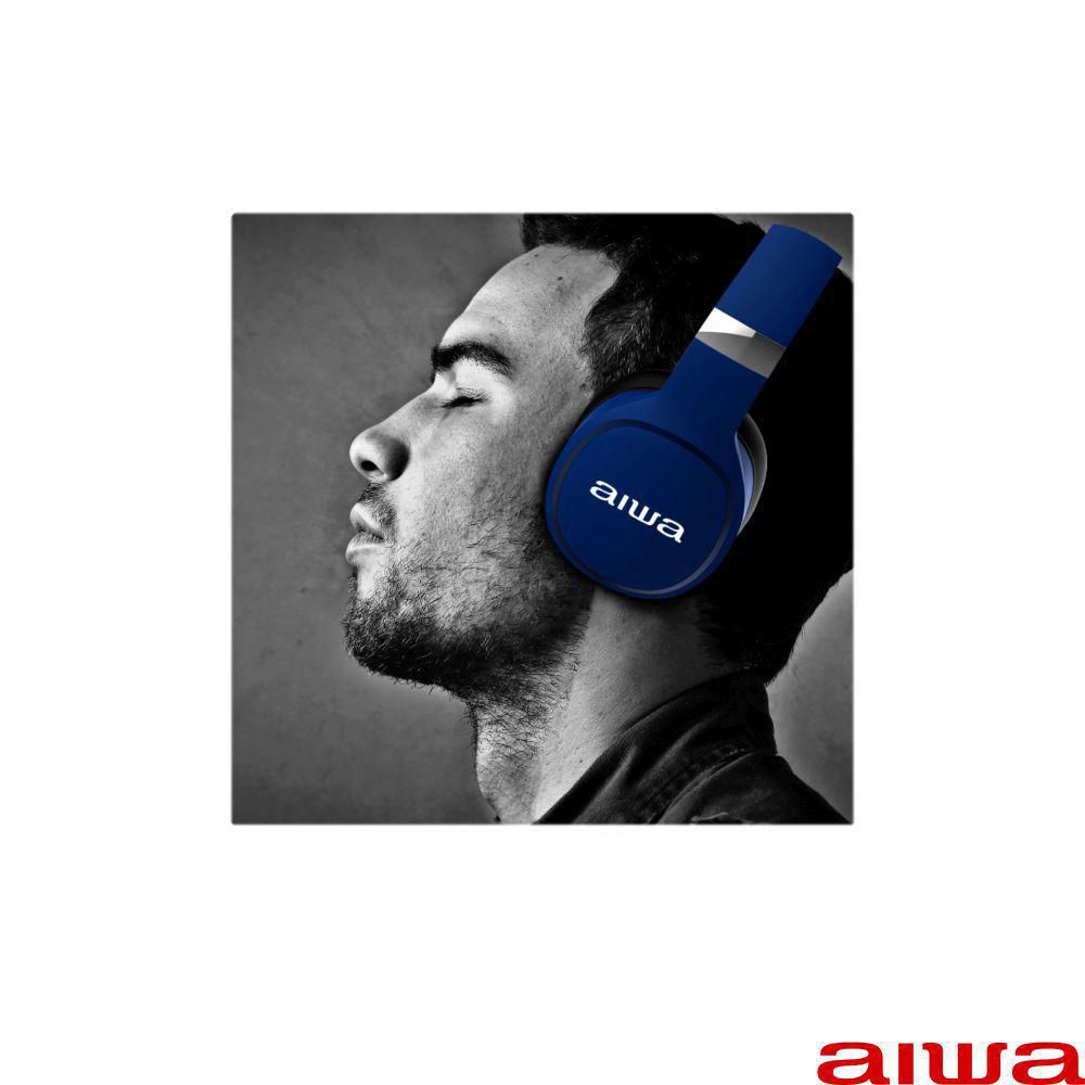Audifono On Ear Bluetooth Aiwa Aw2-Pro Azul img #5