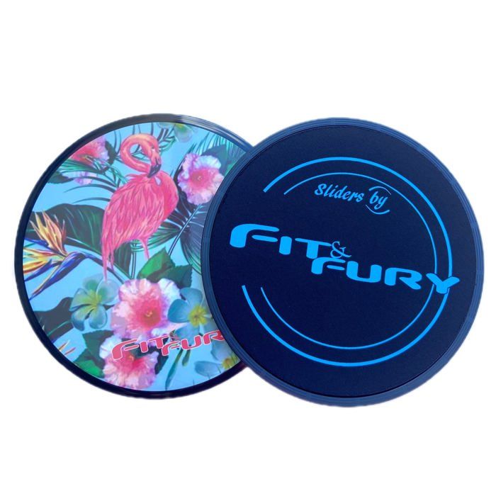 Discos deslizantes doble cara flamingos img #1