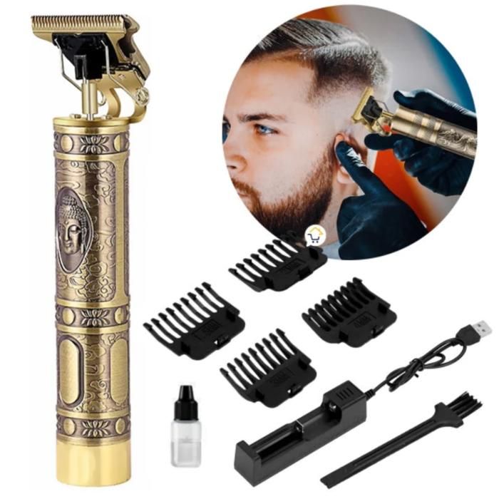 Maquina Patillera Recargable Trimmer Buda 4 Peines Ws t99 img #4