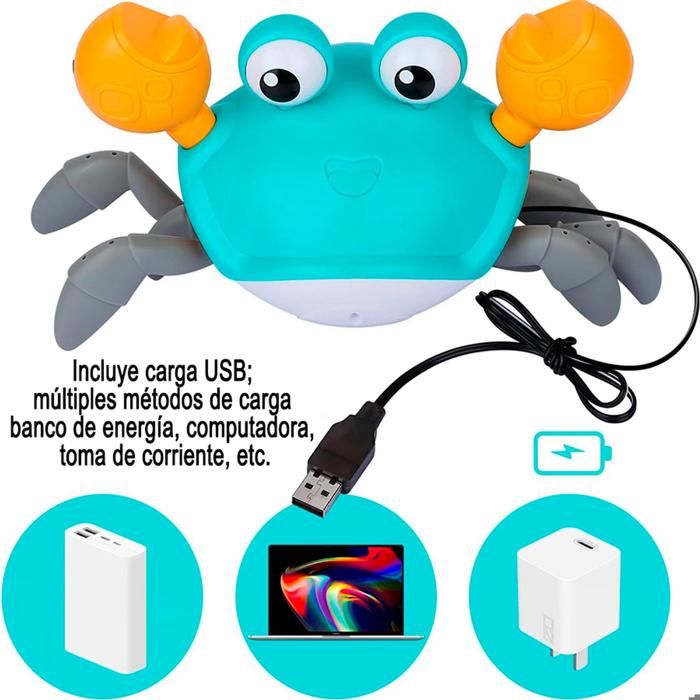 Cangrejo sensorial y musical recargable img #4
