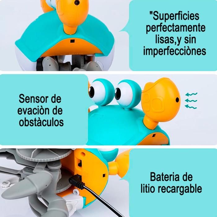 Cangrejo sensorial y musical recargable img #5