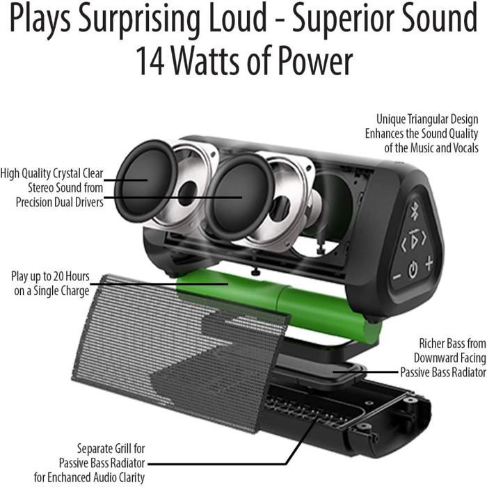 Altavoz OontZ Angle 3 Ultra Bluetooth 5.0 14w Rango Inalambrico 100ft IPX7 img #2