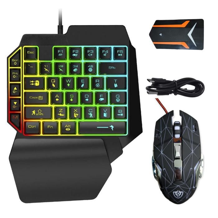Combo Gamer Para Celular/tablet Teclado Mouse Convertidor img #1