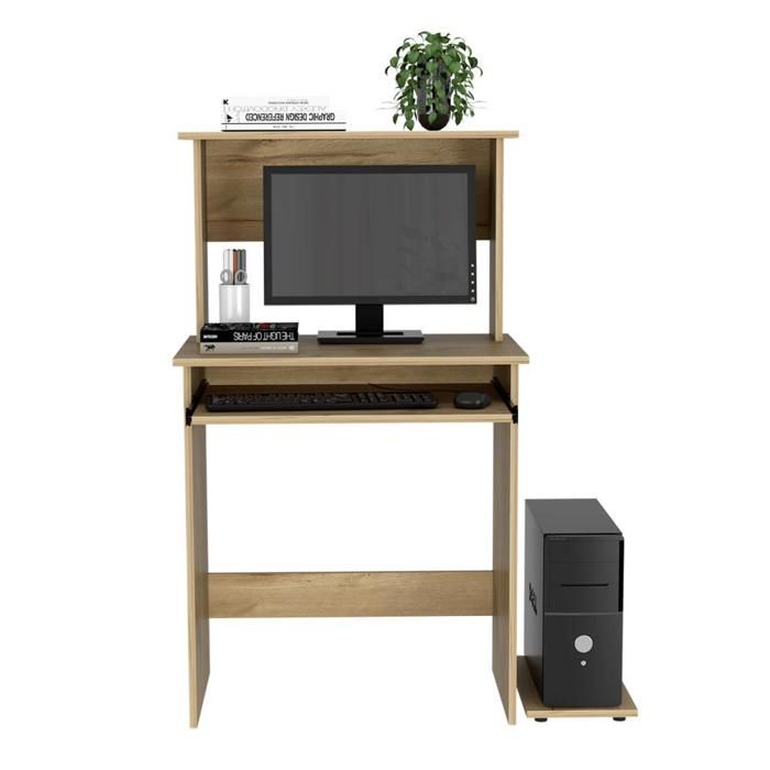 Escritorio Neptuno, Café Claro, Ideal Para Espacios Pequeños img #2