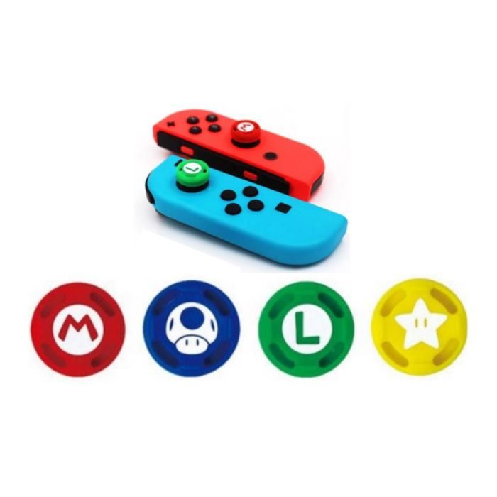 x4 Capucha Stick Grips Goma Caps para Switch / Oled / Lite img #1